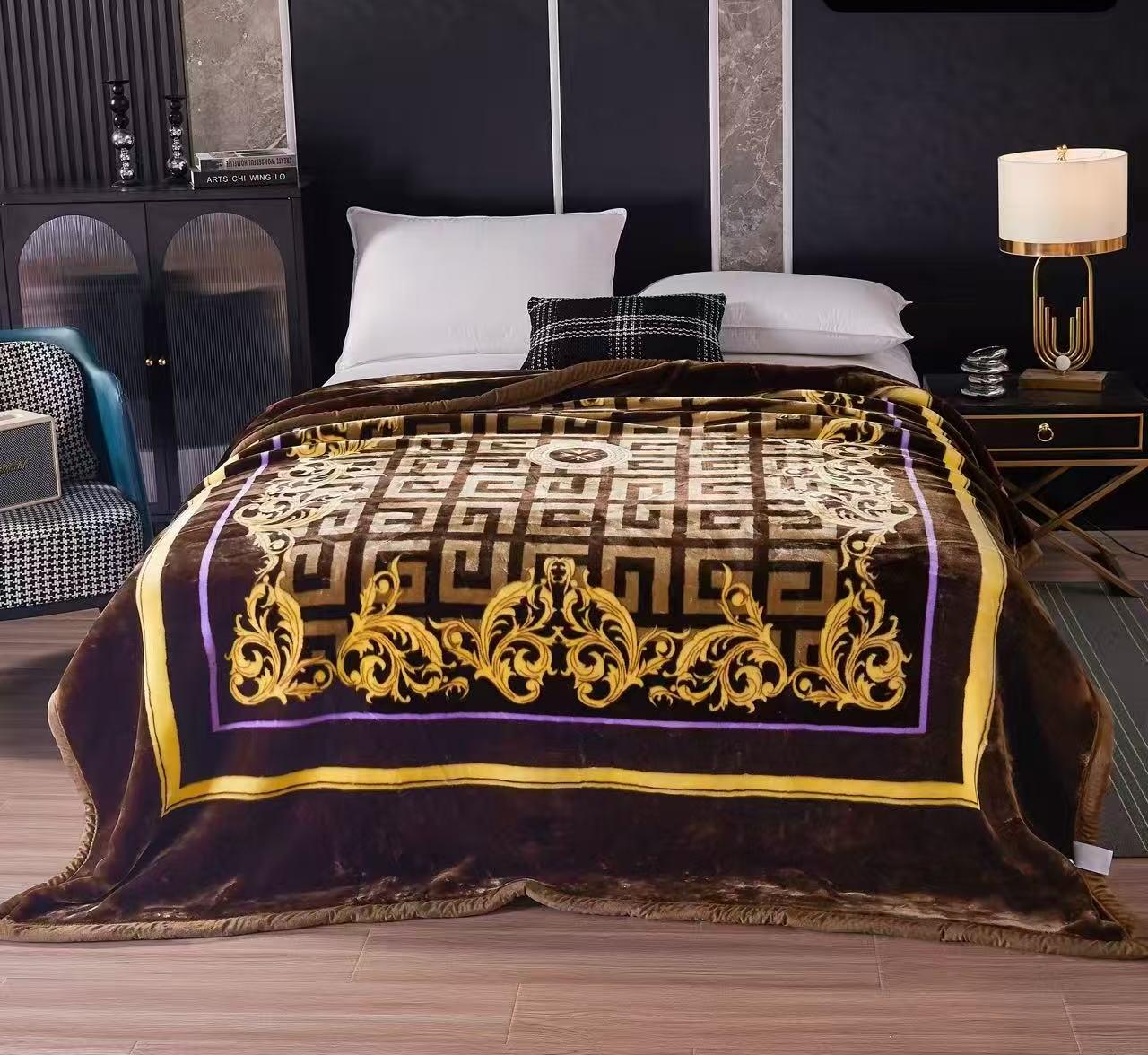 2 Ply Double Side extra  heavy weight 3.7Kgs Soft warm blanket