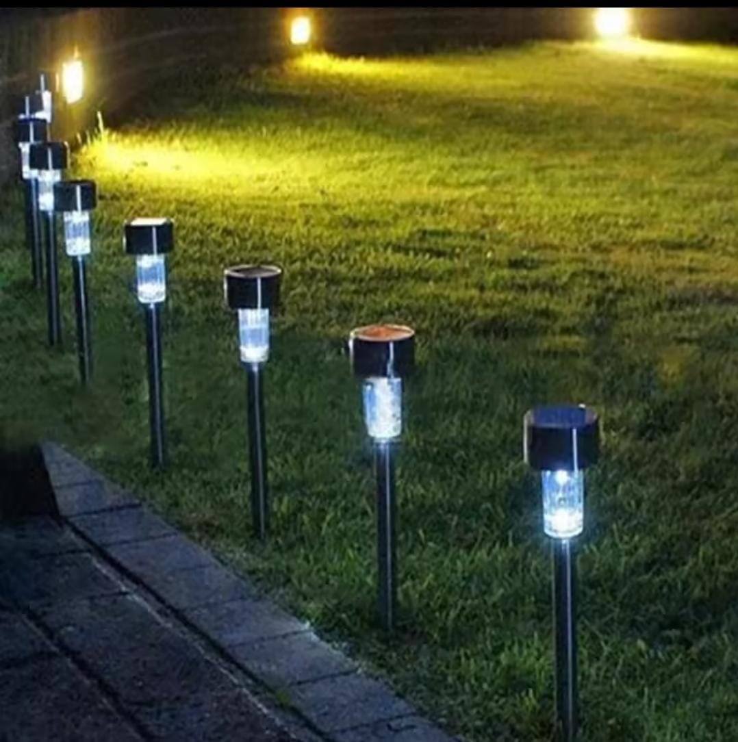 Waterproof Outdoor Solar Garden Pathway Lights – 10pcs