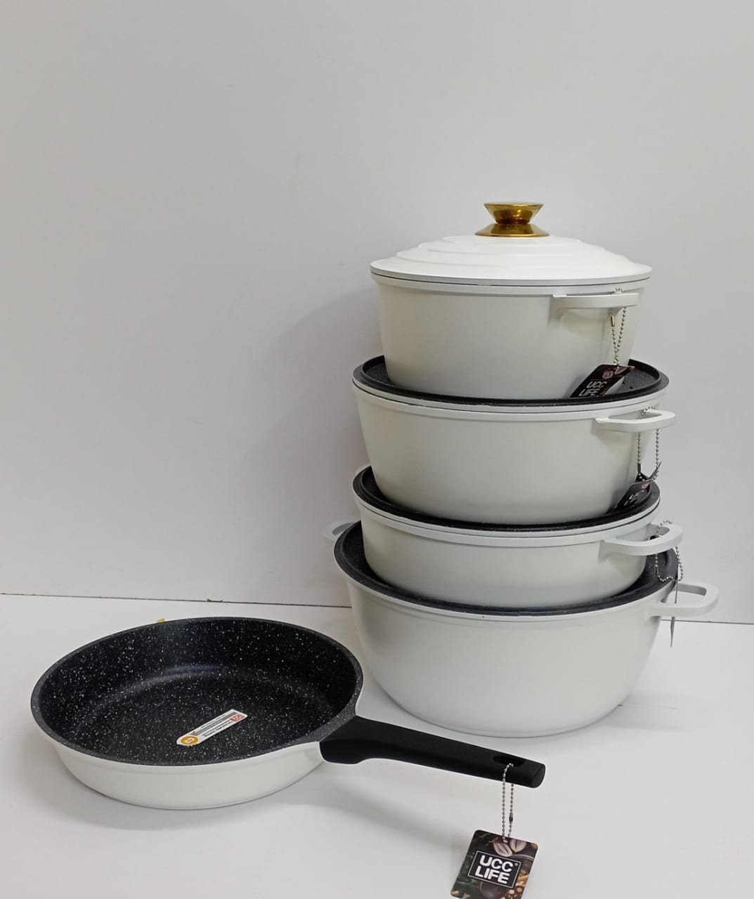 11PCS non-stick ucc life. HEAVY DUTY