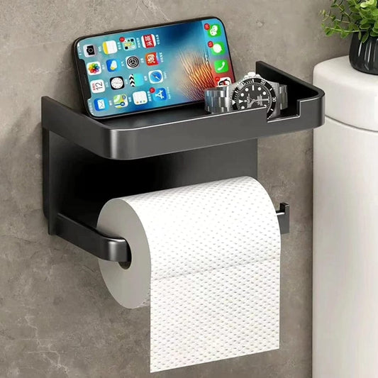 Punch Free Wall Mounted Tissue / storage Rack