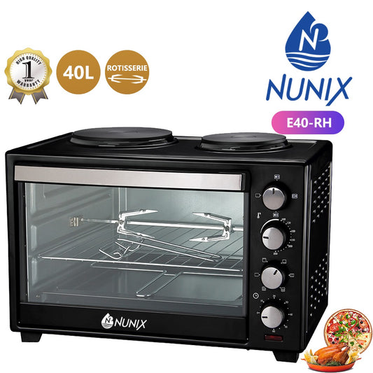 Oven with Double Hot Plate, model E40-RH