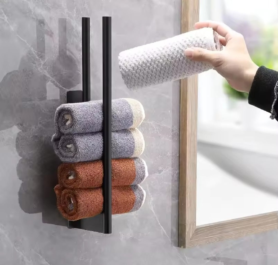 Double layer towel holder