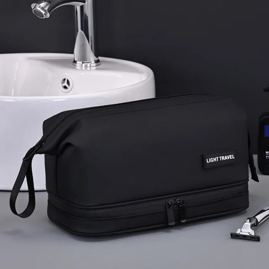 Double Layer Portable Travel Cosmetic Bag