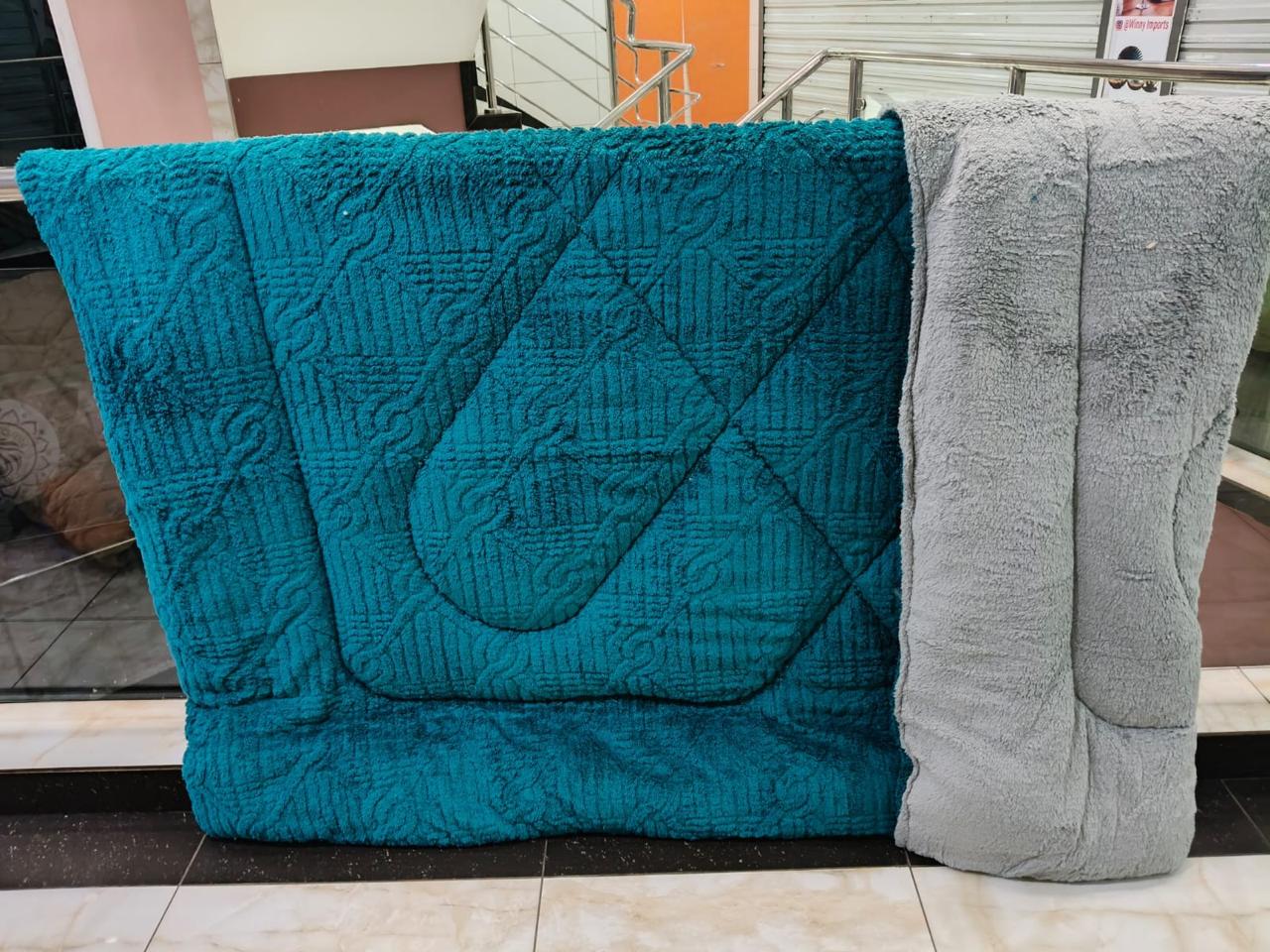 Heavy sherpa woolen duvet sets