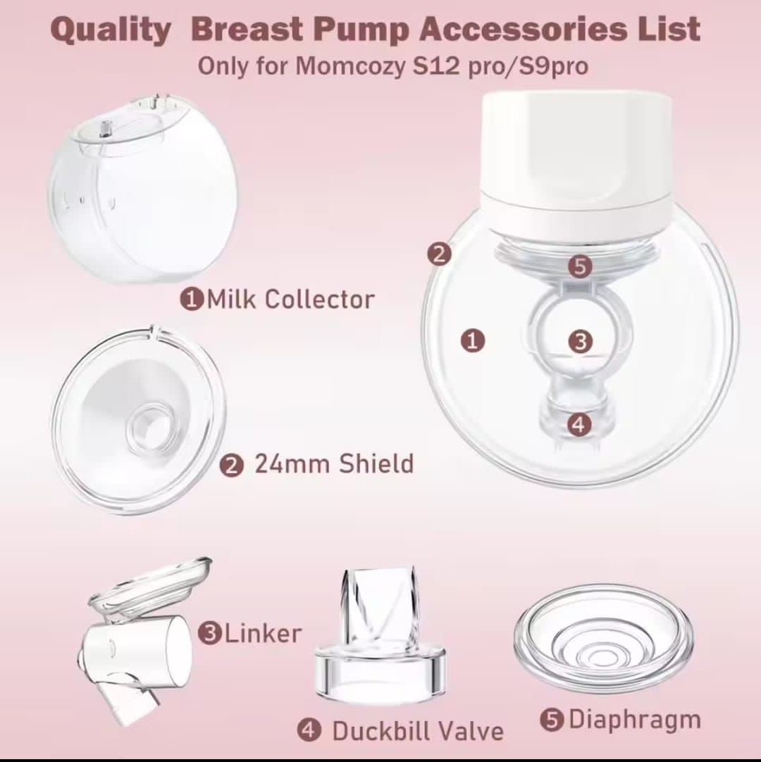 Breast Pump Collection Cup Accessories Set (For Replacement)