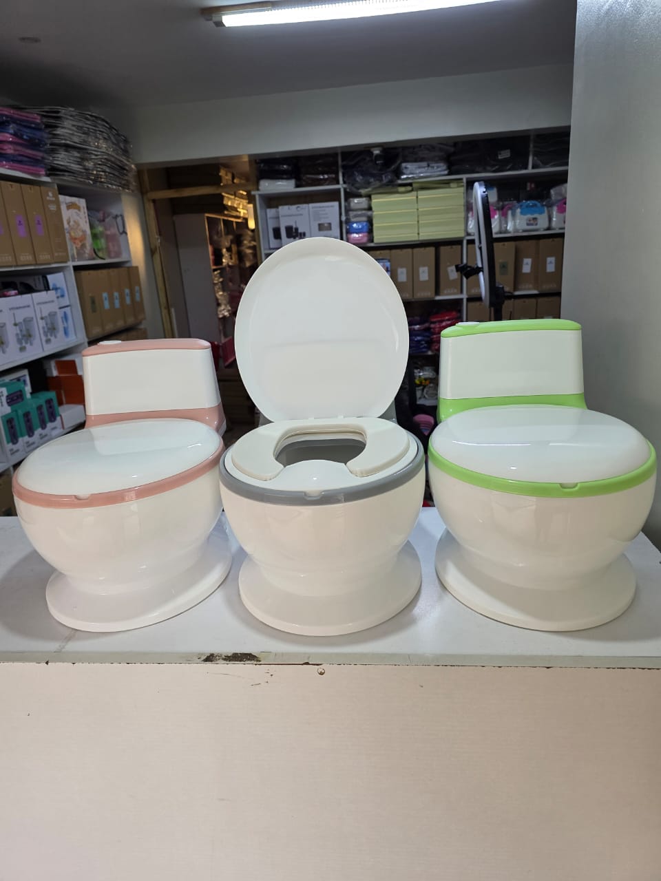 Portable baby toilet training potty