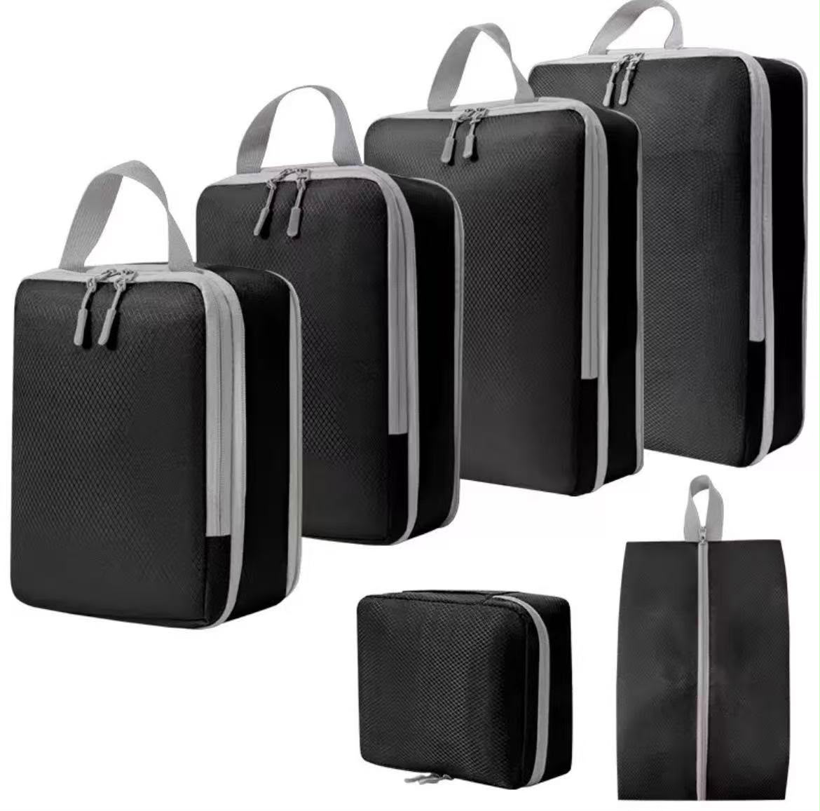 6-Piece Compression Travel Storage Bag Set