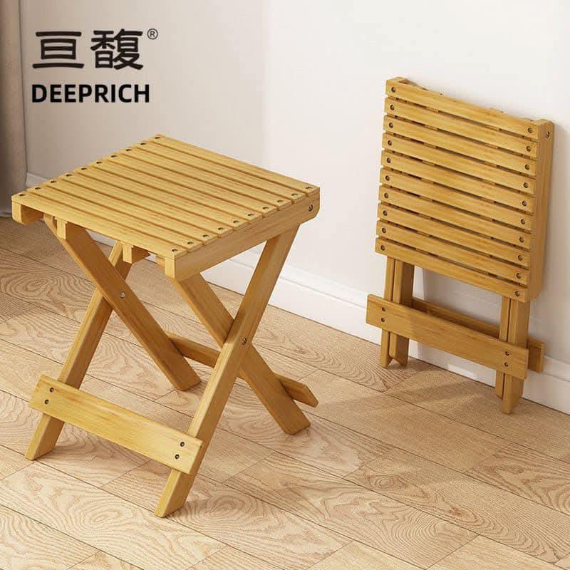 BAMBOO FOLDABLE STOOL