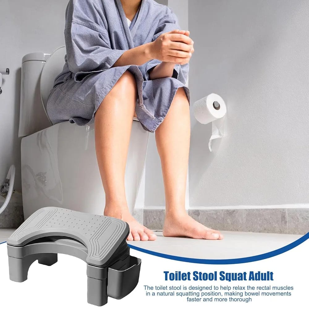 Ergonomic foldable / adjustable footrest with storage space