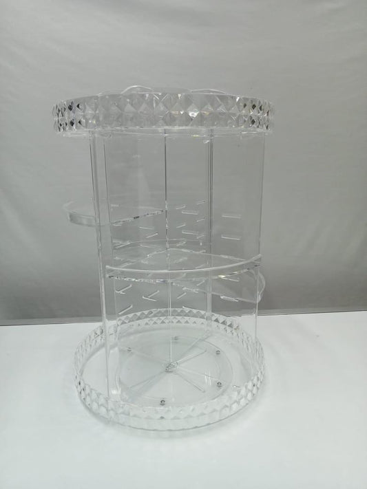 360° Rotating cosmetic organizer
