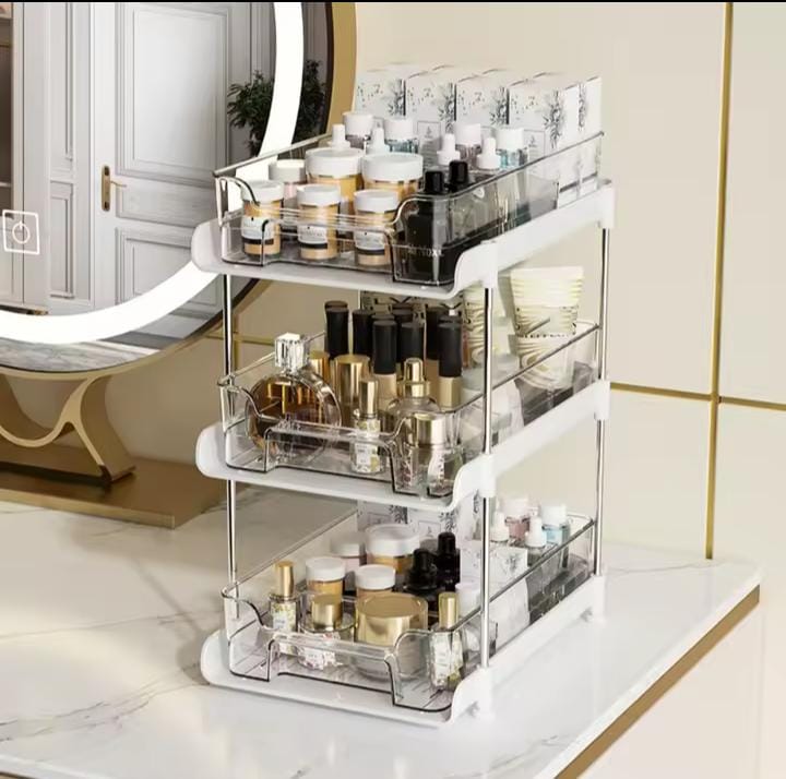 3 layer multifunctional storage rack
