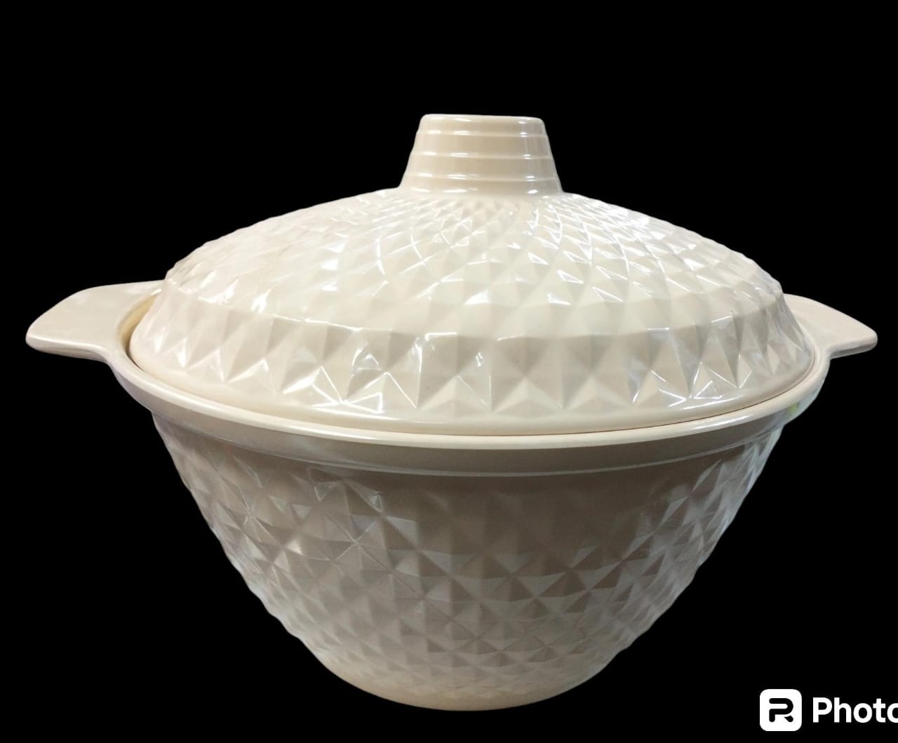 Melamine bowl with LID 10 inches diameter