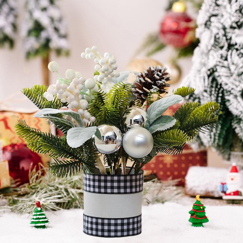 Mini Table Top Christmas Tree With Decorations