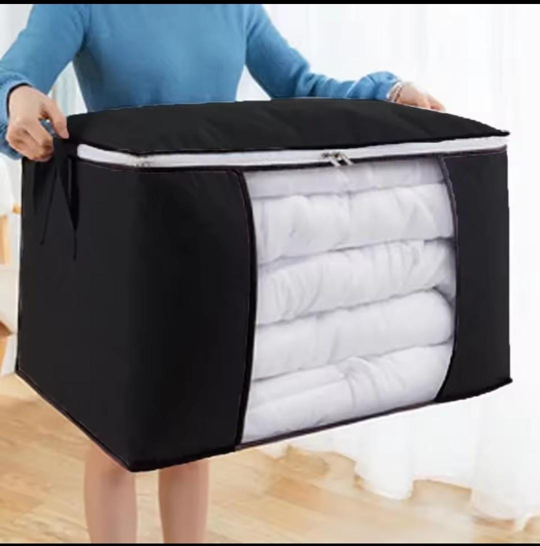 Canvas quilt /clothing storage organizer