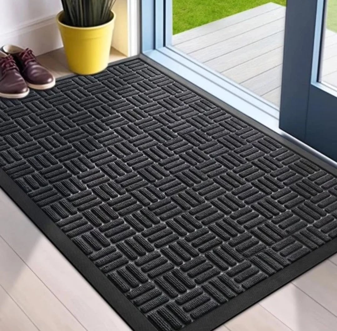 Rubber door mat