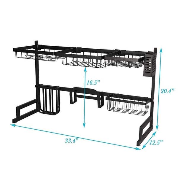 Over the sink dish rack