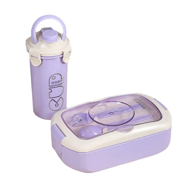 2 in 1 Lunch box with bottle