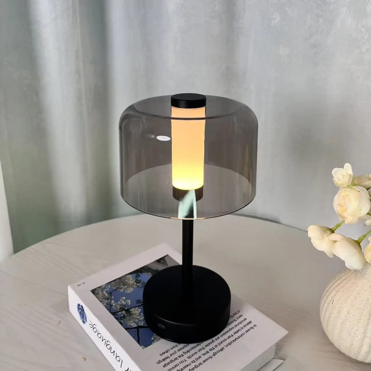 Touch control modern family able lamp