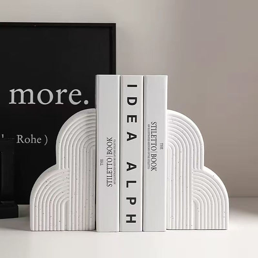 Arched bookend holders