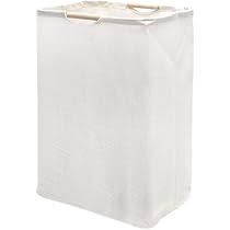 Large capacity Laundry Hampers with bamboo Handles
