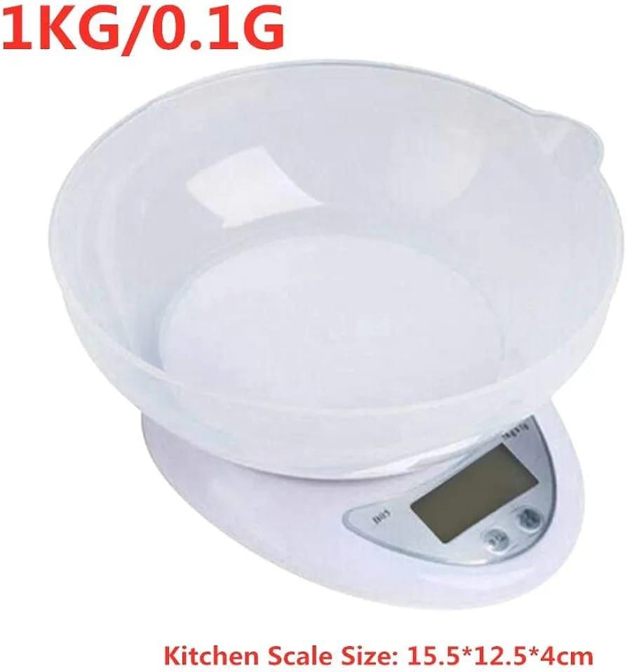 Digital Kitchen weighing Scale with bowl