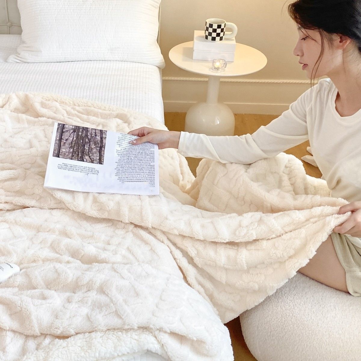 Sherpa/Fleece throw blankets