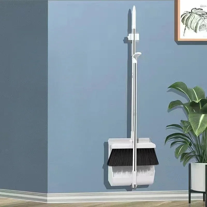 Rotating Long Broom & scoop dustpan se
