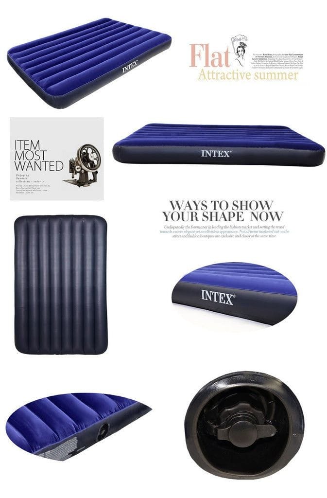 INTEX INFLATABLE MATTRESS Plus Free -ELECTRIC / MANUAL - PUMP