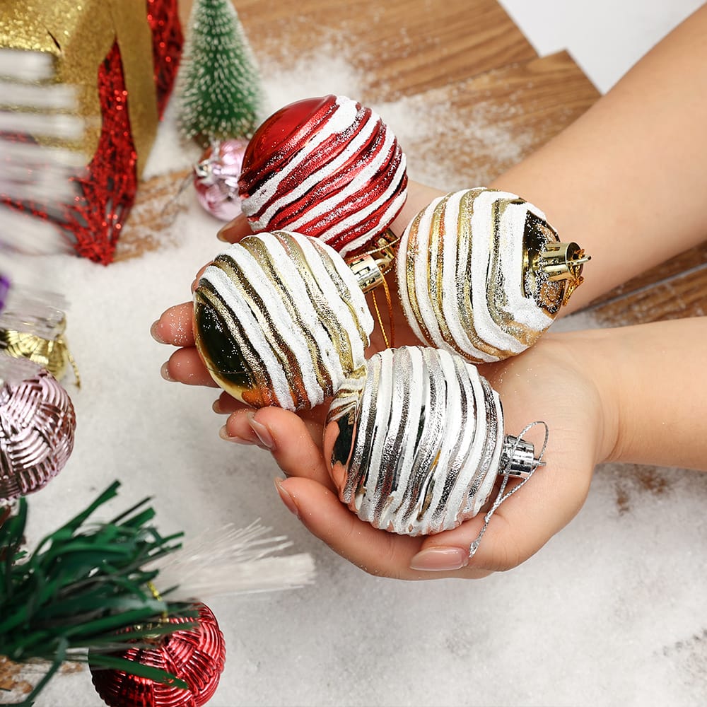 6pcs Christmas Ball 6cm