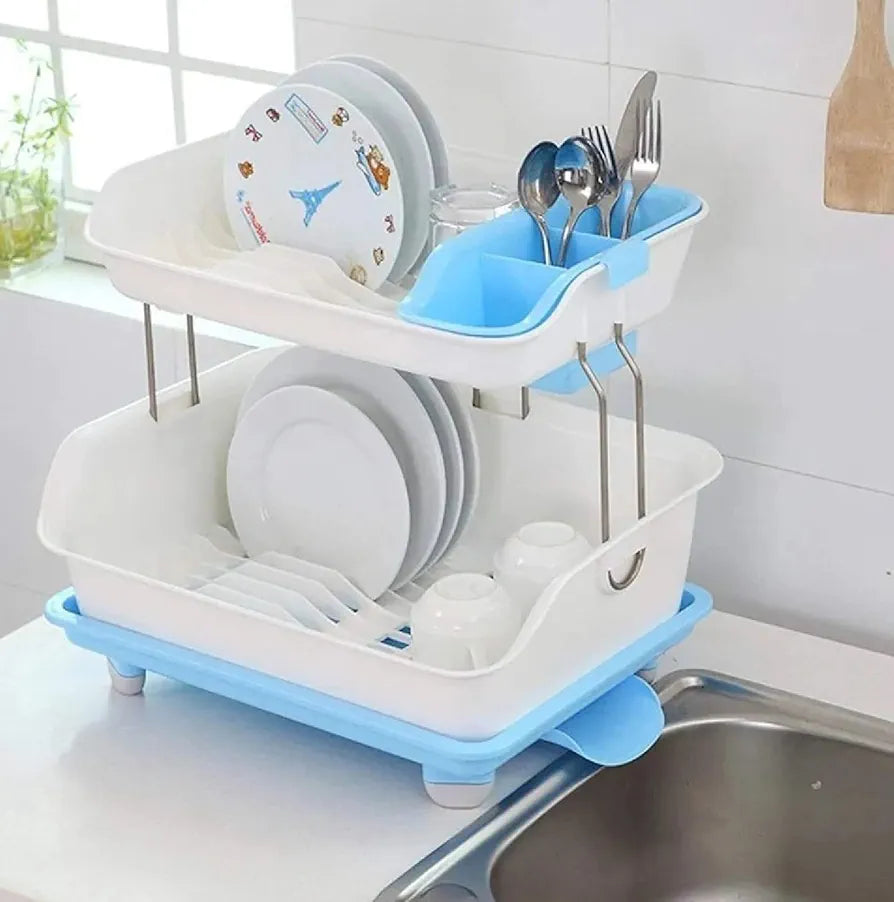 Rust free modern 2layer dishrack