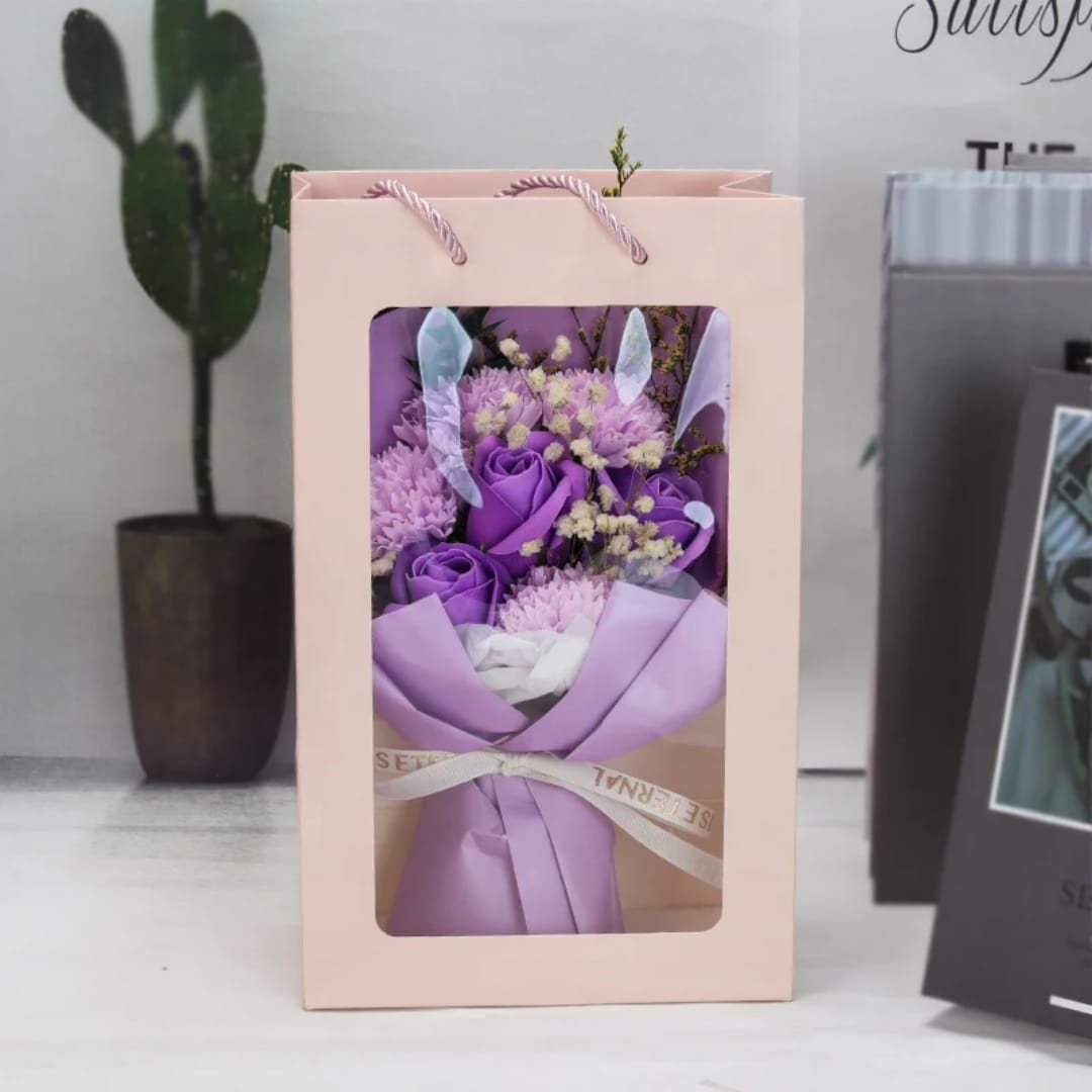 Scented  Flower Bouquet Valentines Day Gift Anniversary Gift