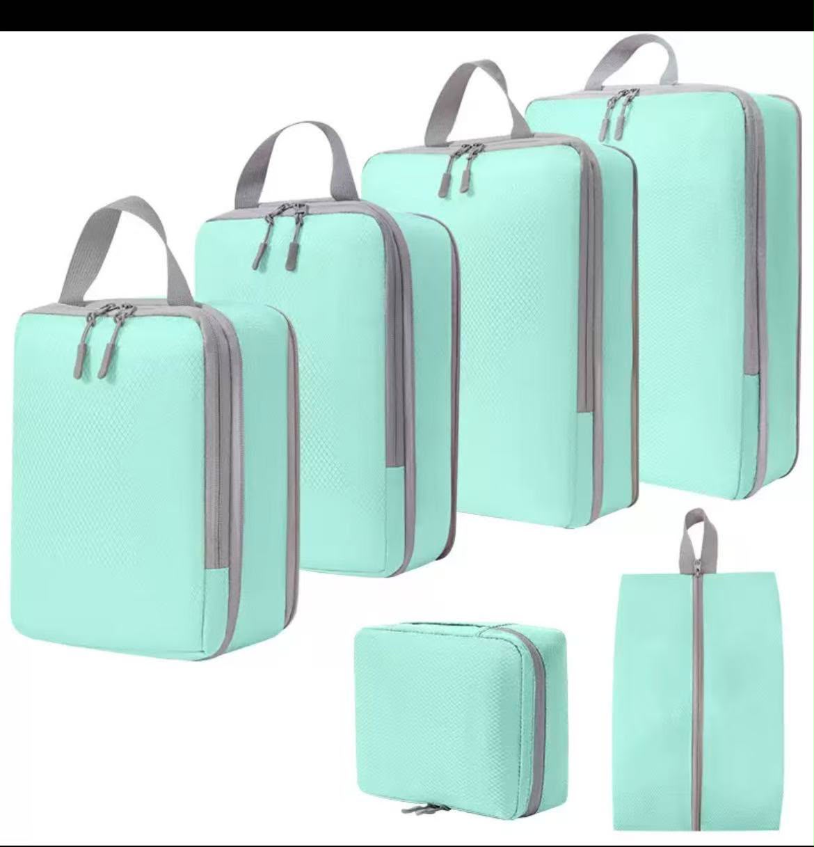 6-Piece Compression Travel Storage Bag Set