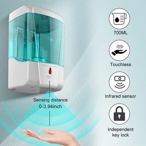 Automatic soap dispenser or touchless sanitizer dispenser