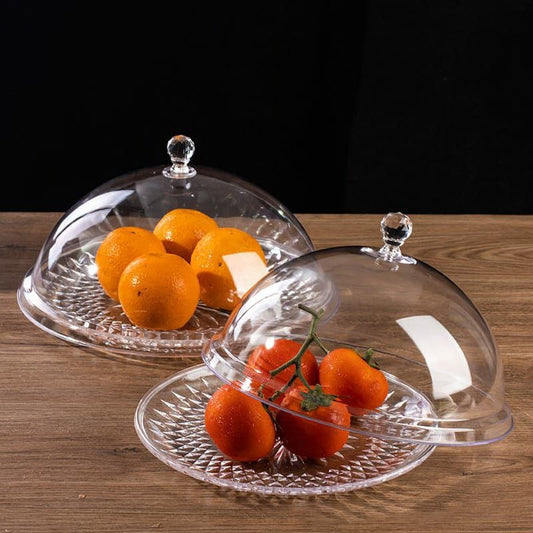 Transparent acrylic food cover