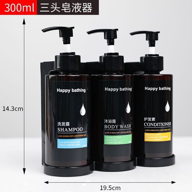 ✅ 3pcs Luxury wall mounted body wash,shampoo,soap dispenser,hand sanitizer set