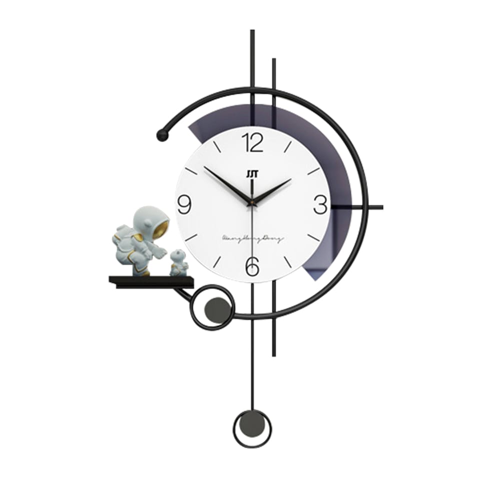 Living Room Decoration Wall Clock Simple Swinging Wall Clock