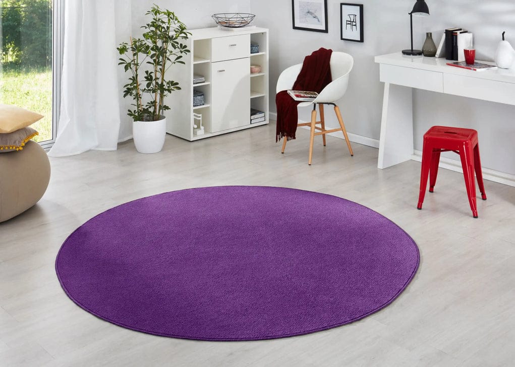 Round Mat ; Beautiful design, perfect for my living room, Bedside, Study room .The colors are vibrant and eye-catching, Great quality, durable . Size 120 cm