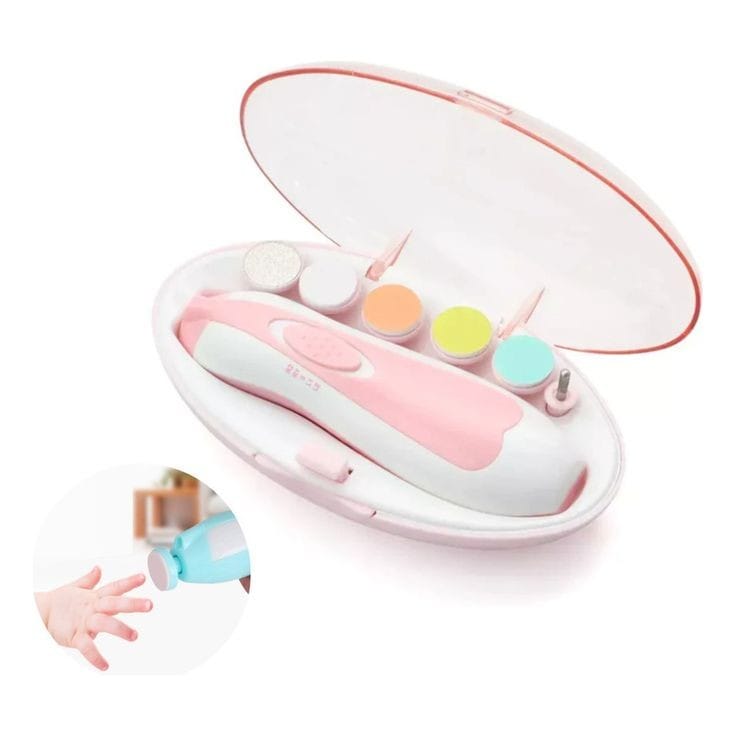 6 grinder AA battery powered baby to adult nail trimmer