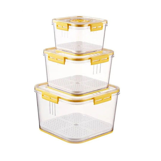 3pcs \ set Stackable Multipurpose Food Storage Containers Organizers