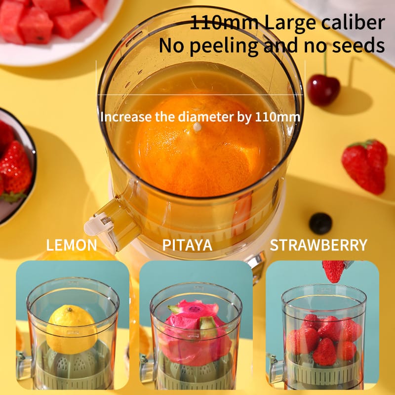 Rechargeable wireless portable electric citrus juicer / press