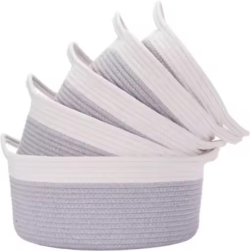 Cotton rope basket