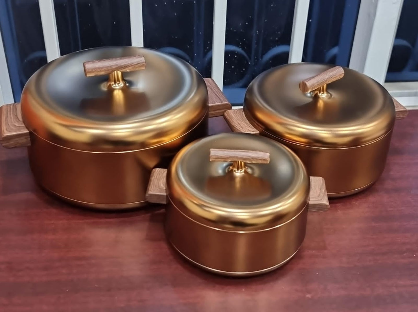 Unique High quality forever gold insulated hotpots