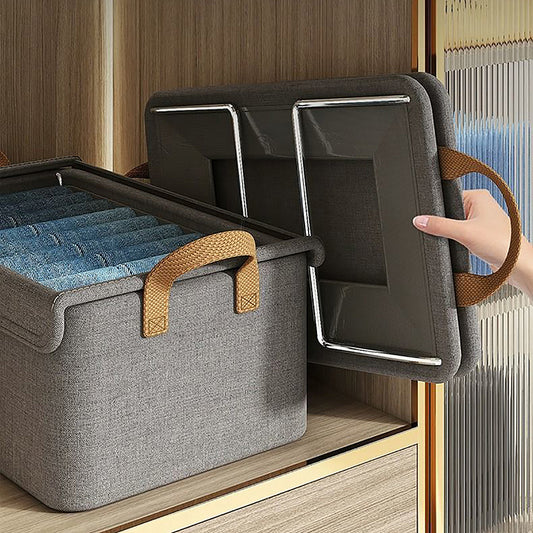 Multifunctional jeans organizer with transparent cover