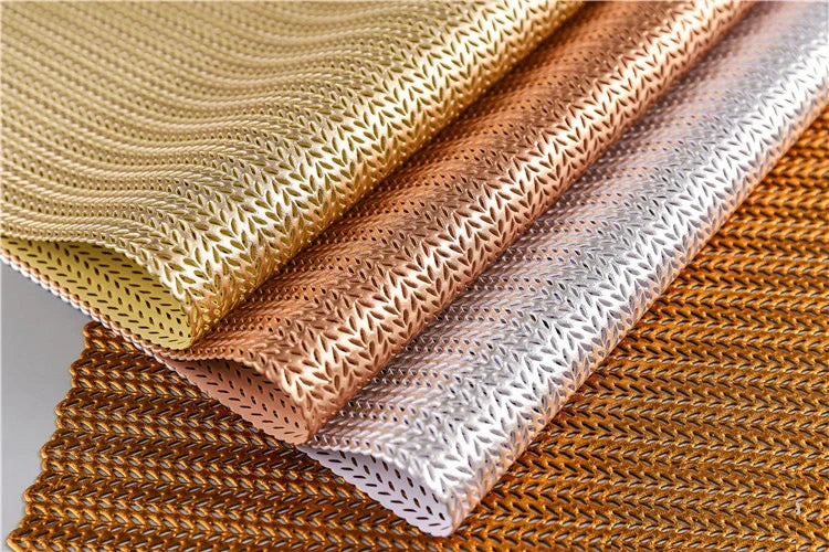 6pc placemats washable vinyl for dining table durable table mat