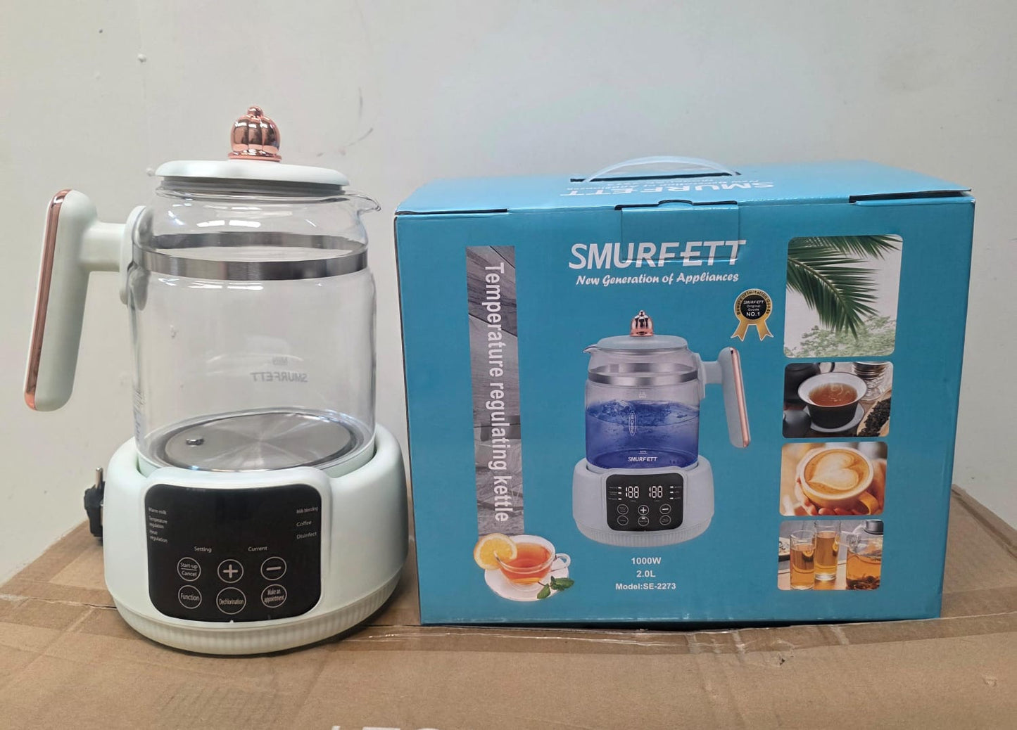 SMURFFET  Temperature regulating kettle