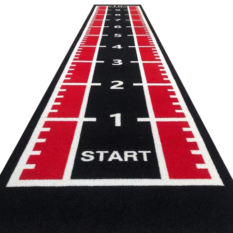 Artificial marked turf gym grass