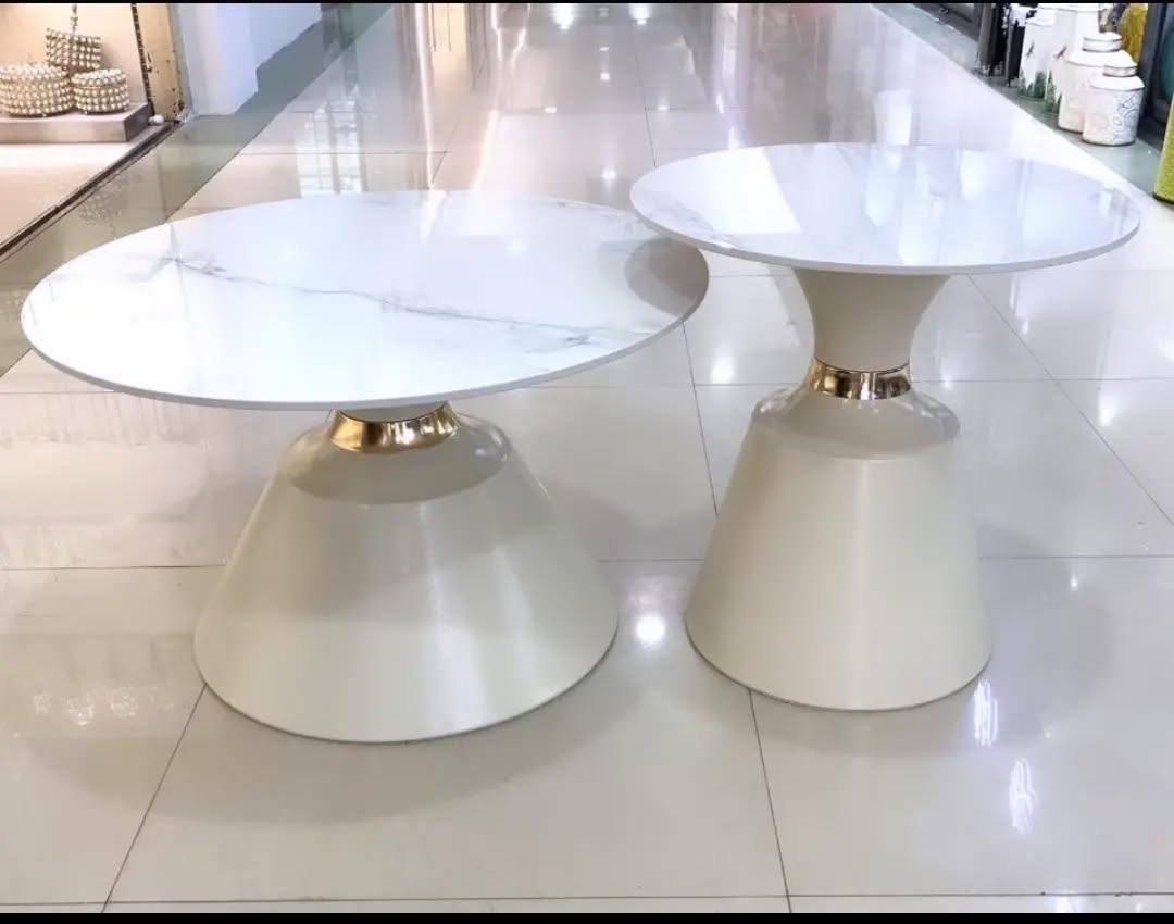 Classic Side Table Living Room Decor Modern Marble Round Coffee Table Sofa Side Table Mobile Snack Table Furniture Home Bedroom Stable