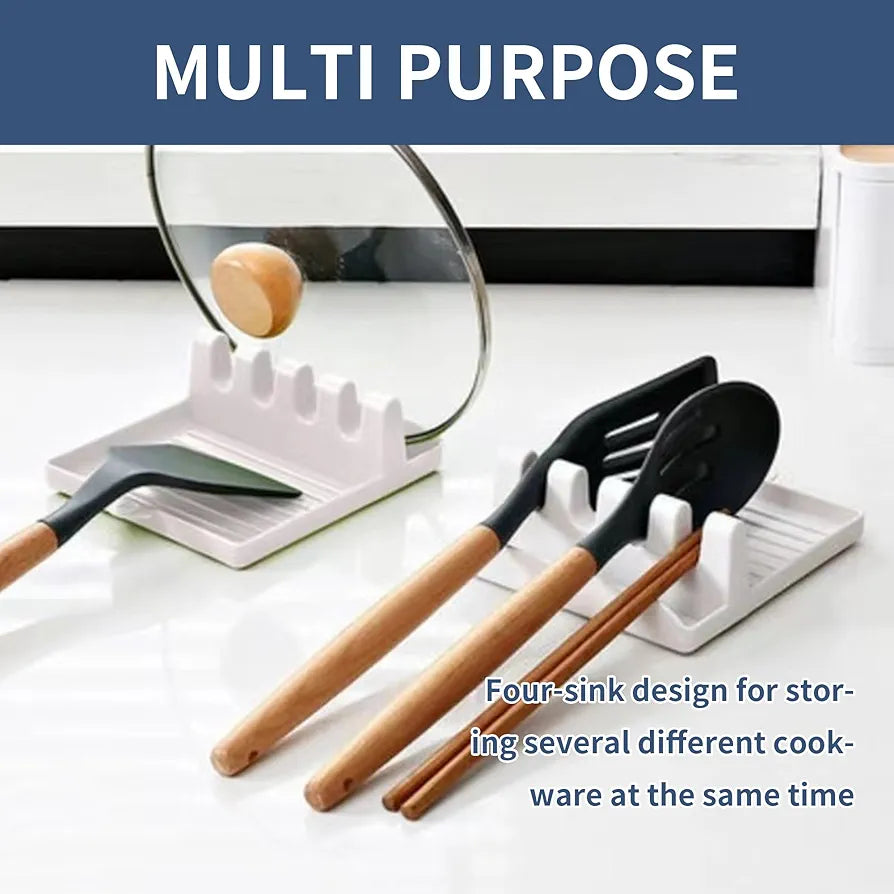 Spoon Rest With Lid Holder