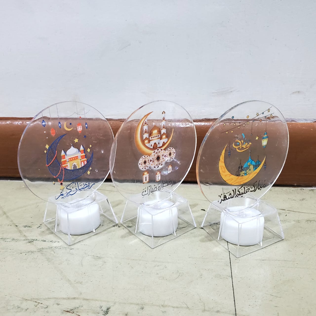 Ramadan Mubarak Led Candle/Ramadan Decor