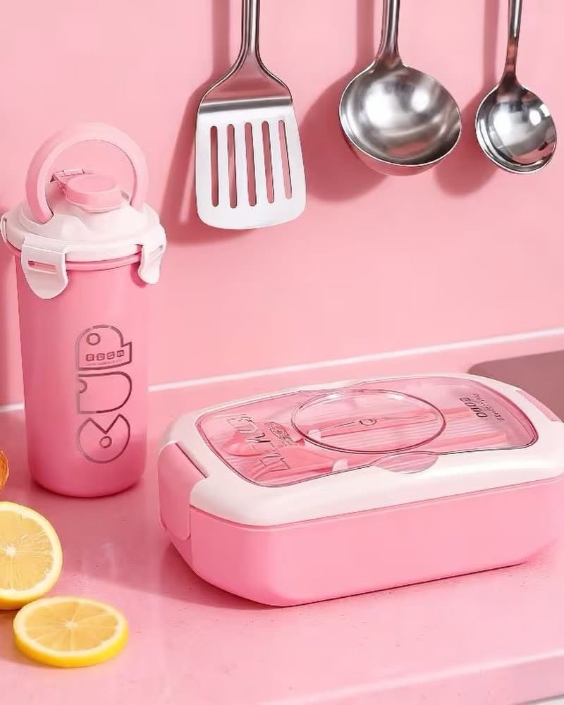 2 in 1 Lunch box with bottle
